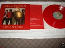 Television Adventure Red Vinyl + insert Punk Orig RARE