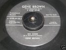 Gene Brown - Big Door Raw Rockabilly Eddie Cochran 45