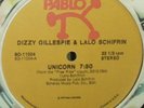 DIZZY GILLESPIE & LALO SCHIFRIN - FREE RIDE **UNICORN**