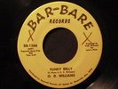 O.D. Williams 45 BAR-BARE Funky Belly RARE FUNK SOUL