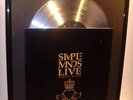 Simple Minds Schallplatte Platinum Record(goldene