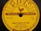 78 RECORDS- SUN-JERRY LEE LEWIS*GREAT BALLS OF,VG++