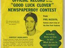 1950's phil rizzuto baseball record - yankees - RARE