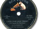 Rare ELVIS PRESLEY 78 RPM Record Need Your Love Tonight