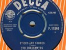 THE CHECKMATES*STICKS & STONES( JOE MEEK )BEAT MOD HEAR