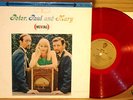 PETER PAUL & MARY Moving 60'S RED VINYL Japan ONLY Lp