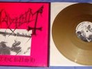 MAYHEM - DEATHCRUSH LP on GOLD VINYL, POSERCORPSE VENOM