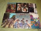 old beatles records x 6  hey jude , let it be,abbeyroad