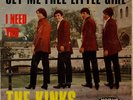 THE KINKS-SET ME FREE-RARE ORIG.GERMAN PIC SLEEVE & 45