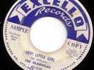 EXCELLO doo wop DEMO 45 THE GLADIOLAS - Hey Little Girl