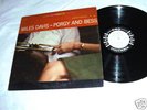 MILES DAVIS Porgy And Bess LP 1959 WHITE LABEL PROMO