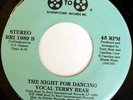 rare Modern Soul 45 TERRY BEAR the night for dancing