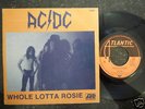 Vinyl single AC DC AC/DC Whole lotta Rosie Holland RARE