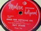 Kay Starr 78 Modern Hollywood Good for nothing Jazz Voc