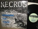 NECROS CONQUEST FOR DEATH LP PUNK 1ST PRESS
