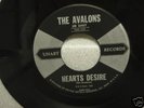 R&B / DOO WOP 45 RPM THE AVALONS UNART 2007 VG++
