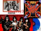 KISS Sonic Boom BLUE Vinyl LP Gatefold + Poster RARE