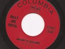 BILLY JOE ROYAL  Hearts Desire  Northern 45 on Columbia