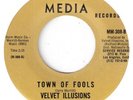 GARAGE   VELVET ILLUSIONS    TOWN OF FOOLS   VERY RARE