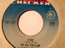 R&B 45-KO KO TAYLOR-FIRE /INSANE ASYLUM
