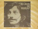 COFFRET JEAN FERRAT 10 VINYLES 33 TOURS TRES BON ETAT
