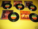 AC/DC 5 Pict Sleeve Singles 1976-78 