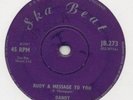 DANDY RUDY A MESSAGE TO YOU SKINHEAD REGGAE UK 45