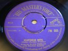 ELVIS PRESLEY HEARTBREAK HOTEL HMV ORIGINAL - 7''