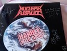nuclear assault - handle with care	signed thrash metal