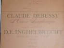 INGHELBRECHT / DEBUSSY la mer .. / DUCRETET-THOMSON