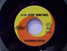 Rare,N.Soul.Alexander Patten.A Lil Lovin Sometimes.Cap.