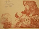 VERY RARE private press FOLK LP Don Ebbett AUTOGRAPHED
