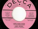 EARL GRANT hide nor hair NORTHERN SOUL PROMO 45 HEAR