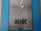 LP AC DC - LIVE BLACK VINYL