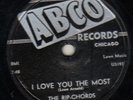DOOWOP 78--ABCO-105--RIP-CHORDS--CHICAGO--HEAR BOTH