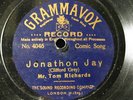 MUSIC HALL: TOM RICHARDS ON RARE PRE-WW1 GRAMMAVOX 78