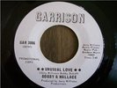 SOUL*BOBBY & WALLACE* PROMO 45 UNUSUAL LOVE ON GARRISON
