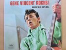 GENE VINCENT  VINCENT ROCKS   1958 OG TURQUOISE   CLEAN