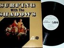 THE SHADOWS - SURFING WITH - RARE 1963 PROMO SURF LP