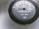 Decca 78/KITTY WELLS w.String Band/E