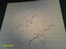 Pink Floyd signed The Wall
