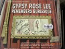 GYPSY ROSE LEE REMEMBERS BURLESQUE STRIP TEASE LP