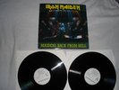 IRON MAIDEN - MAIDENS BACK FROM HELL DOUBLE LIVE 86 LP