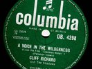  CLIFF RICHARD UK 78 A VOICE IN THE WILDERNESS