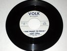 45 RPM Trini Lopez THE RIGHT TO ROCK Volk