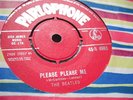 BEATLES PLEASE PLEASE ME. ORIGINAL 63' RED LABEL 45 EX