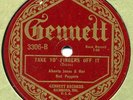 Gennett 3306 Alberta Jones Red Peppers in E 1926