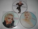 3 MADONNA LTD picture disc singles 12