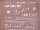 MEMPHIS RECORDING SERVICE RECORD CARRY BAG SUN RECORDS