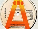 CBS 5664 The Clash Complete Control DEMO + PS MINT
